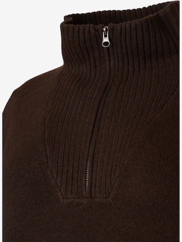 Sweat-shirt 'Msunny' Zizzi en marron