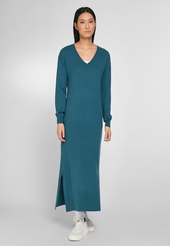 include Gebreide jurk in Blauw: voorkant