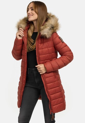 MARIKOO Winter coat 'Rose' in Orange