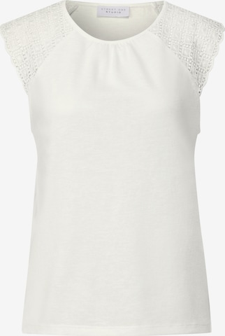 Street One Studio Top in White: front