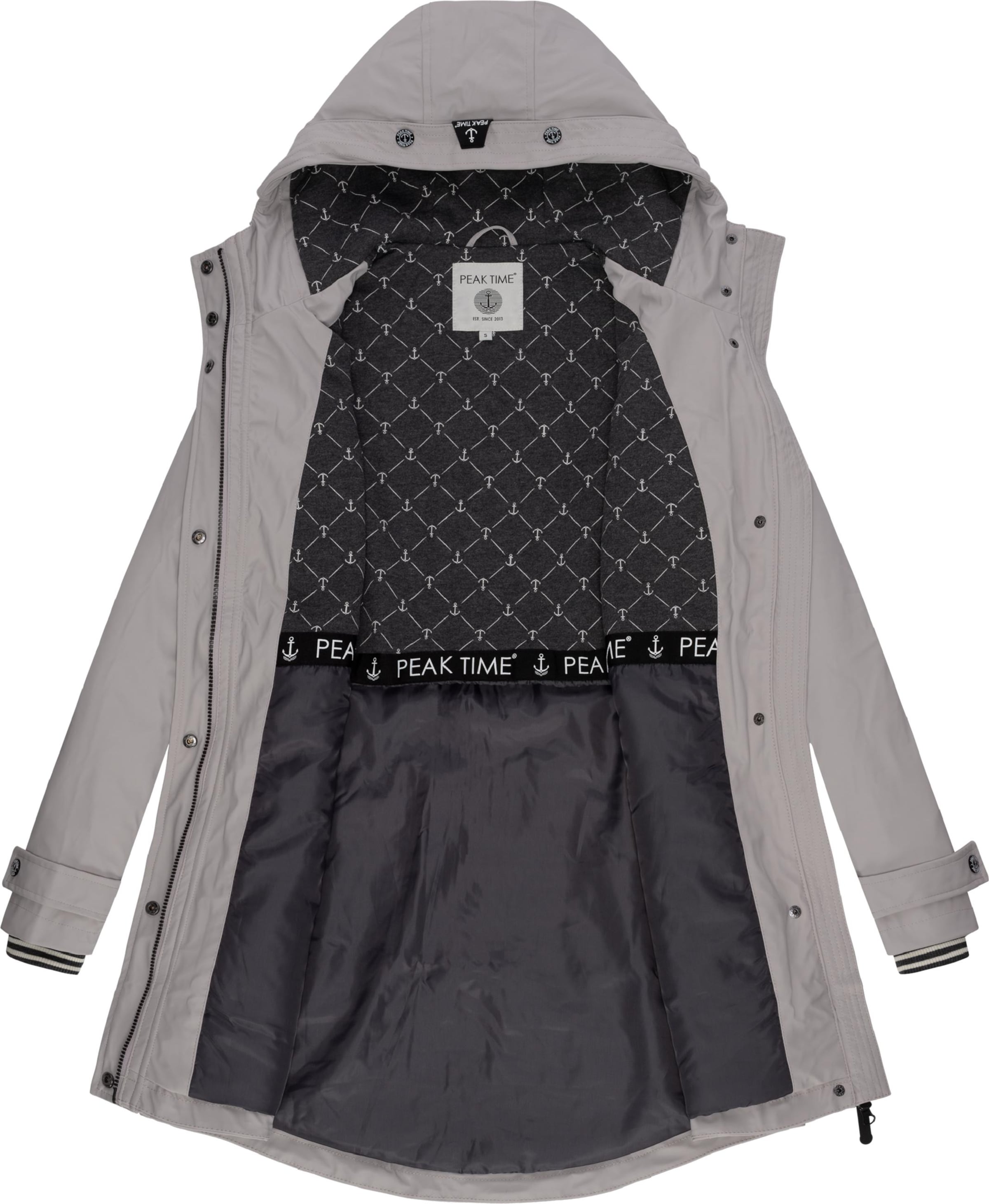 Cappotto funzionale 'L60042' di Peak Time in grigio