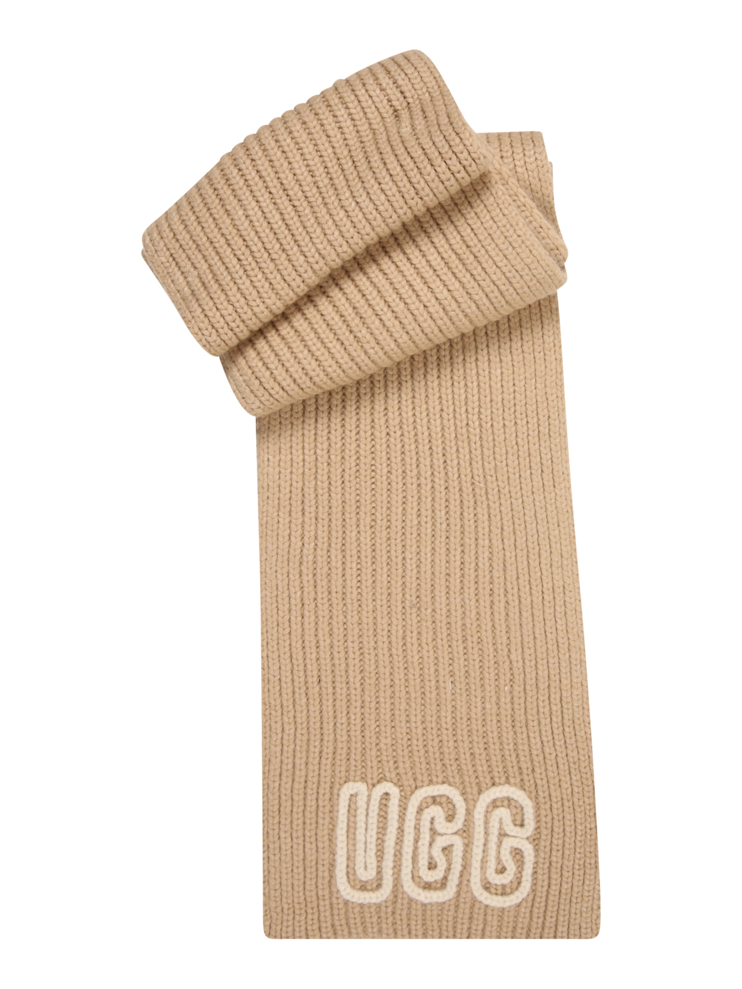 UGG Sjaal 'Chunky' in Beige: voorkant