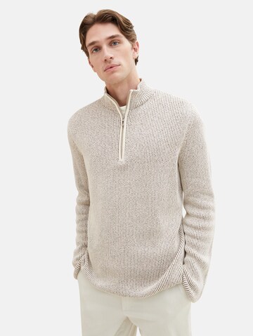 TOM TAILOR Sweater in Beige