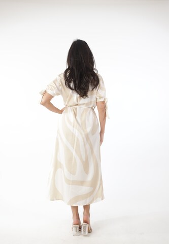 Elara Shirt dress in Beige