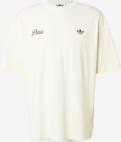 ADIDAS ORIGINALS Majica 'PARIS' veličine XS u čokolada / bijela, Pregled proizvoda