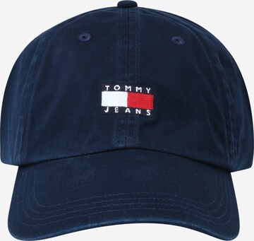 Tommy Jeans Pet 'Heritage' in Blauw: voorkant