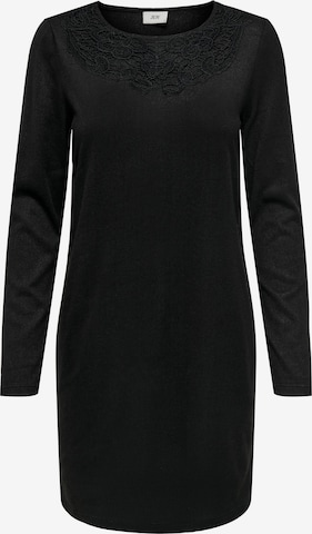 JDY Stickad klänning 'TONSY' i svart: framsida