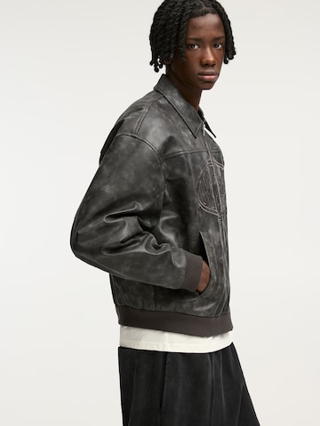 Pull&Bear Between-Season Jacket 'STWD' in Black