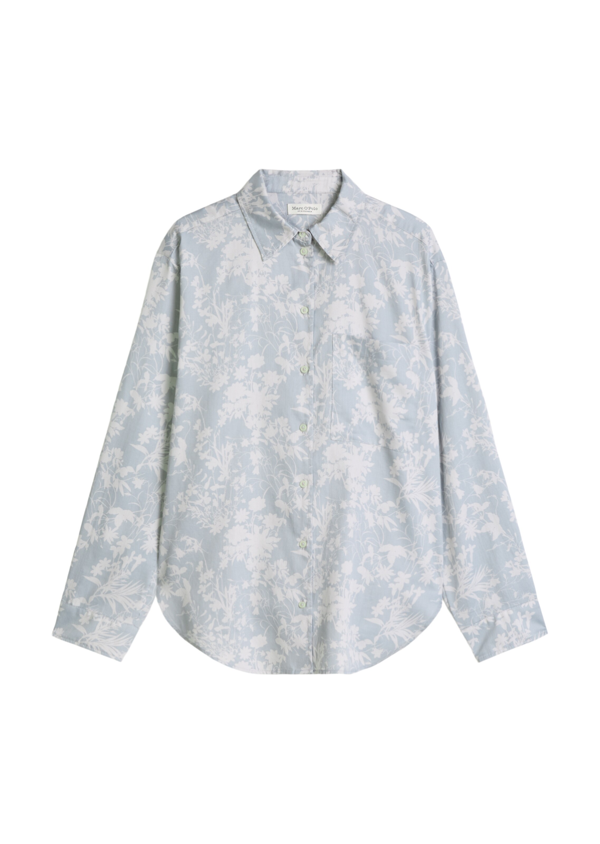 Marc O'Polo Bluse in Blau: Vorderseite