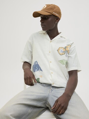 JACK & JONES Comfort fit Overhemd in Wit