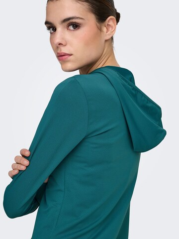 ONLY PLAY Sportief sweatvest 'ONPMila' in Blauw