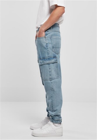 SOUTHPOLE - Tapered Pantalón vaquero cargo en azul