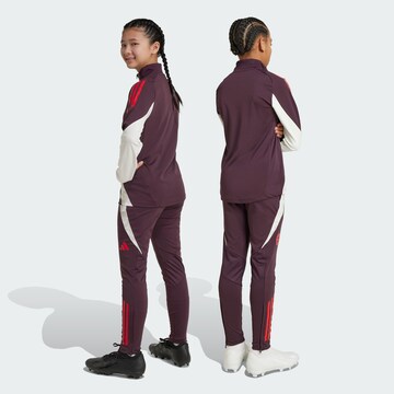 ADIDAS PERFORMANCE Tapered Sports trousers 'FC Bayern Tiro 24' in Red