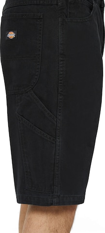 DICKIES Ohlapna forma Kargo hlače | črna barva