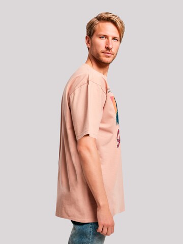 F4NT4STIC Shirt 'California Palmen Retro' in Beige