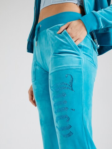 Juicy Couture Wide Leg Hose in Blau