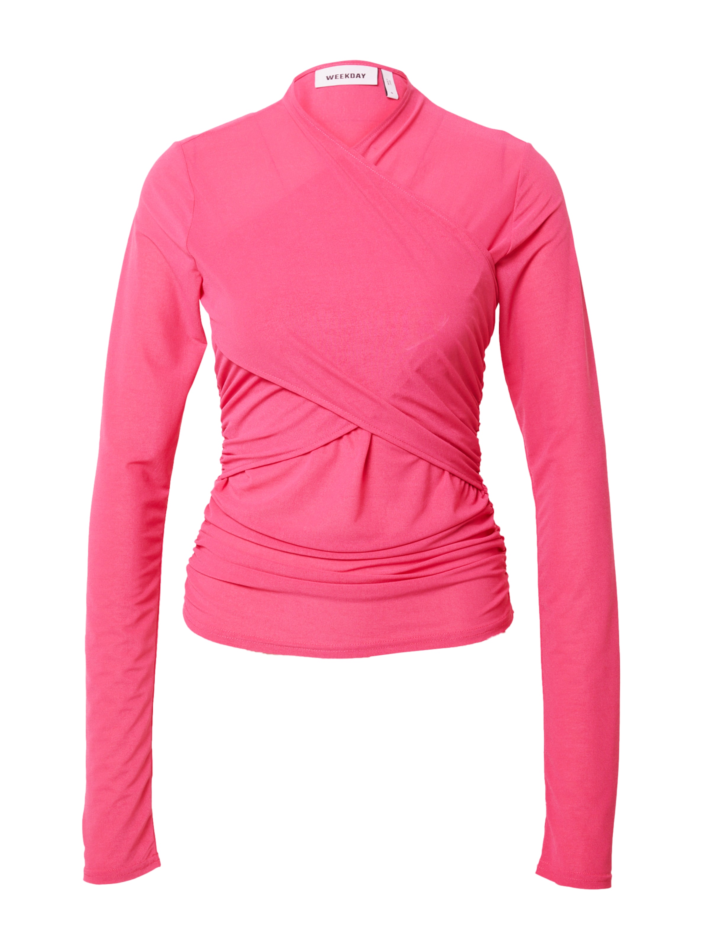 WEEKDAY Koszulka 'Larah' w kolorze różowy: przód