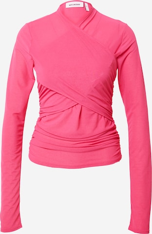WEEKDAY Shirt 'Larah' in Pink: front