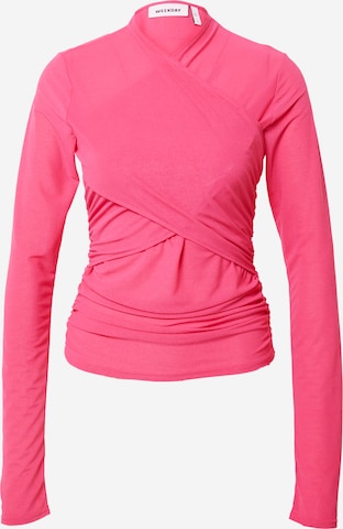 WEEKDAY Shirt 'Larah' in Pink: front