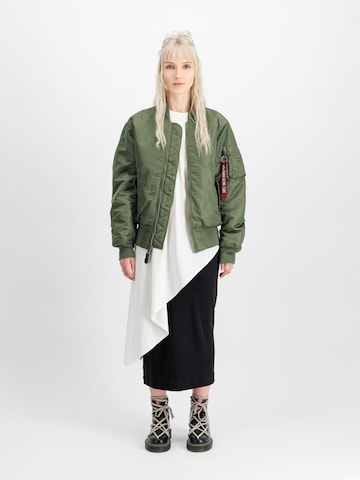 ALPHA INDUSTRIES Přechodná bunda 'MA-1 Heritage' – zelená
