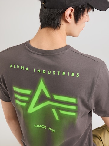 ALPHA INDUSTRIES Shirt in Grey