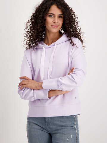 Sweat-shirt monari en violet : devant