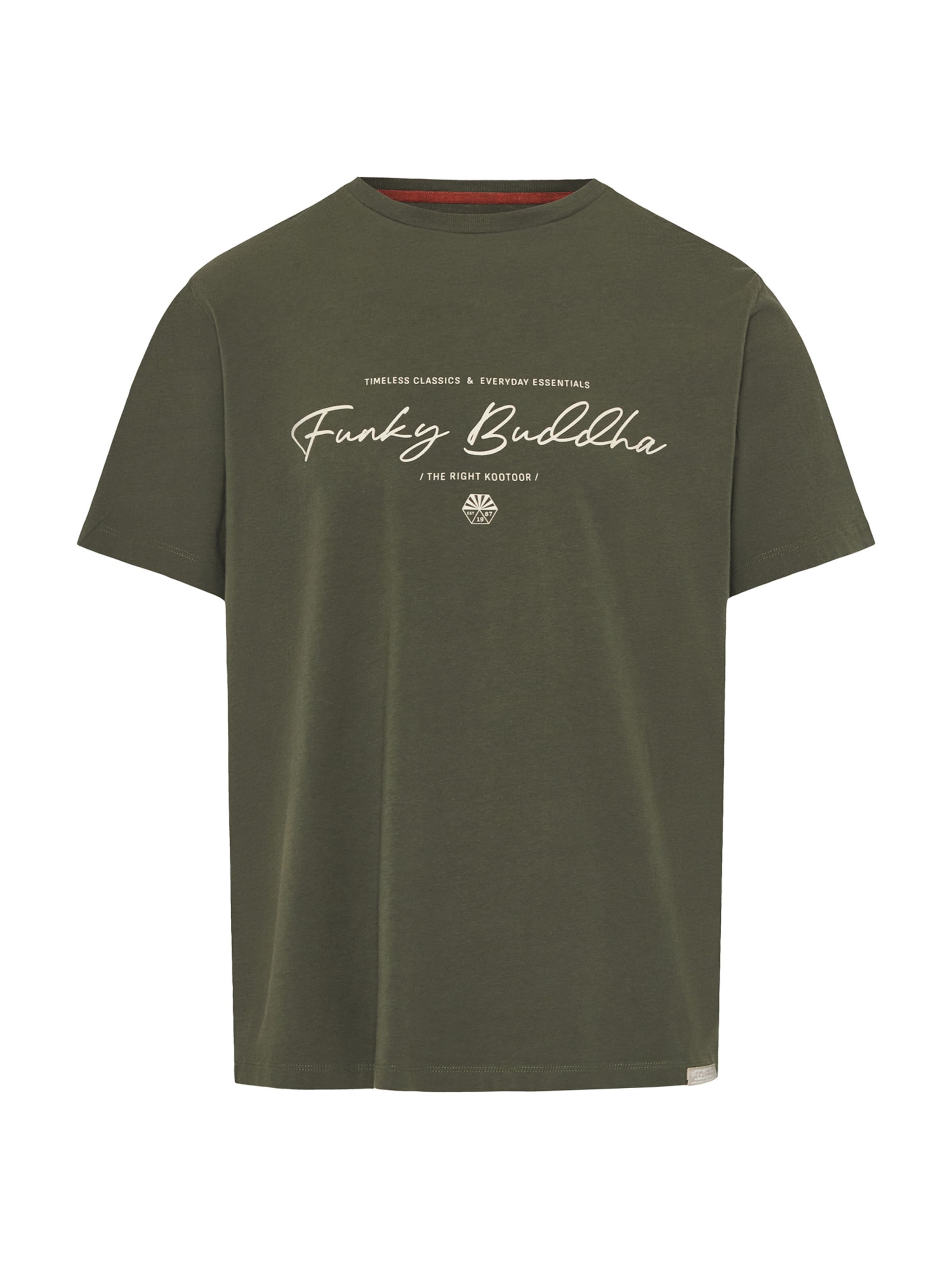 Funky Buddha Póló - szürke: elől