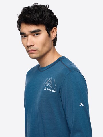 VAUDE Performance shirt 'Monviso' in Blue