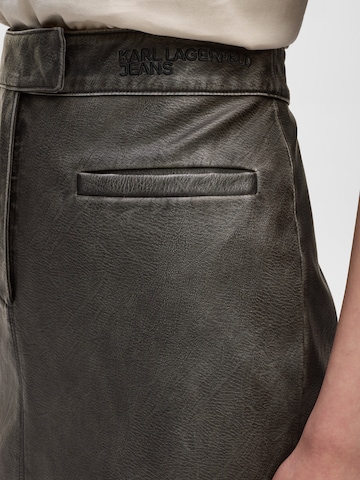 Jupe 'DISTRESSED' KARL LAGERFELD JEANS en noir