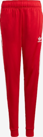 ADIDAS ORIGINALS Workout Pants 'Adicolor' in Red: front