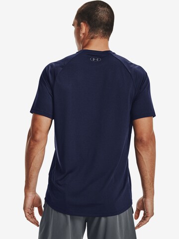 UNDER ARMOUR Performance Shirt 'Tech 2.0 Novelty' in Blue