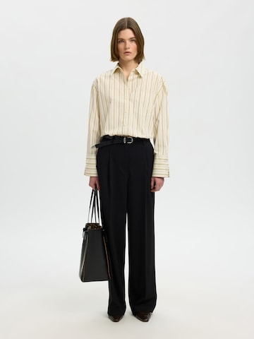 SELECTED - Blusa 'SLWDANNIE' en beige