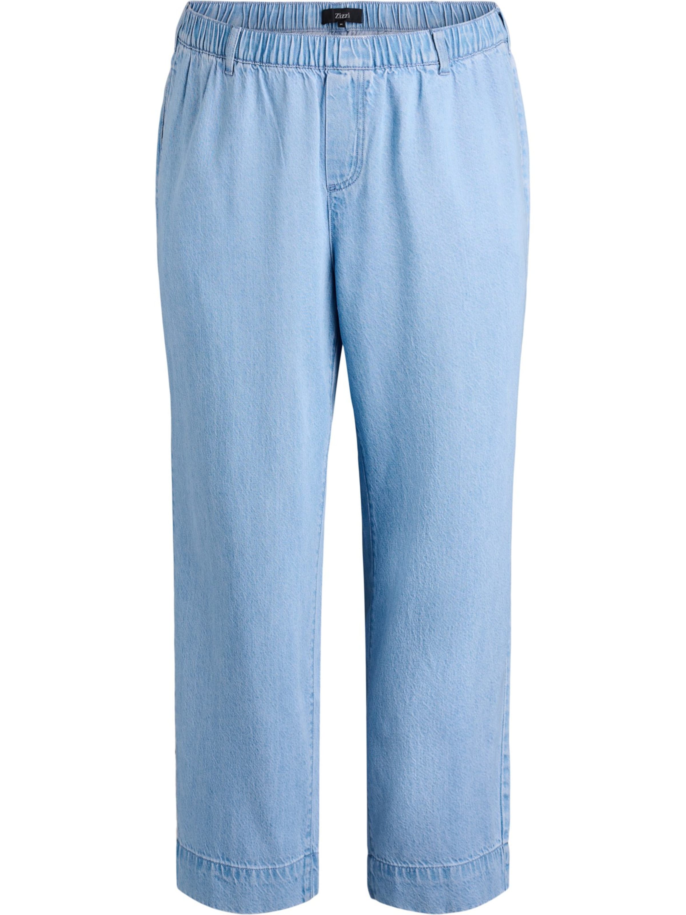 Zizzi Широки крачоли Дънки в синьо: отпред