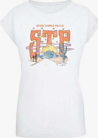 Merchcode T-Shirt 'Stone Temple Pilots - Desert Highway' in Weiß: predná strana