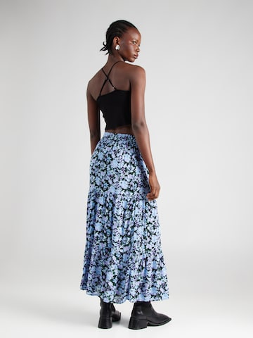 PIECES Skirt 'MILLE' in Blue