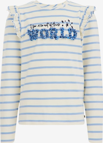 WE Fashion Shirt in Blauw: voorkant