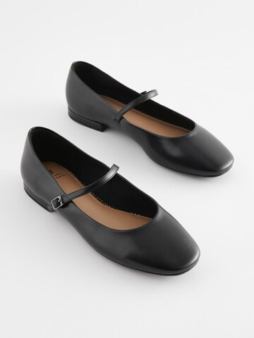 Next Балетки с ремешком 'Forever Comfort®' в Черный
