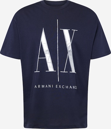 ARMANI EXCHANGE Póló - kék: elől