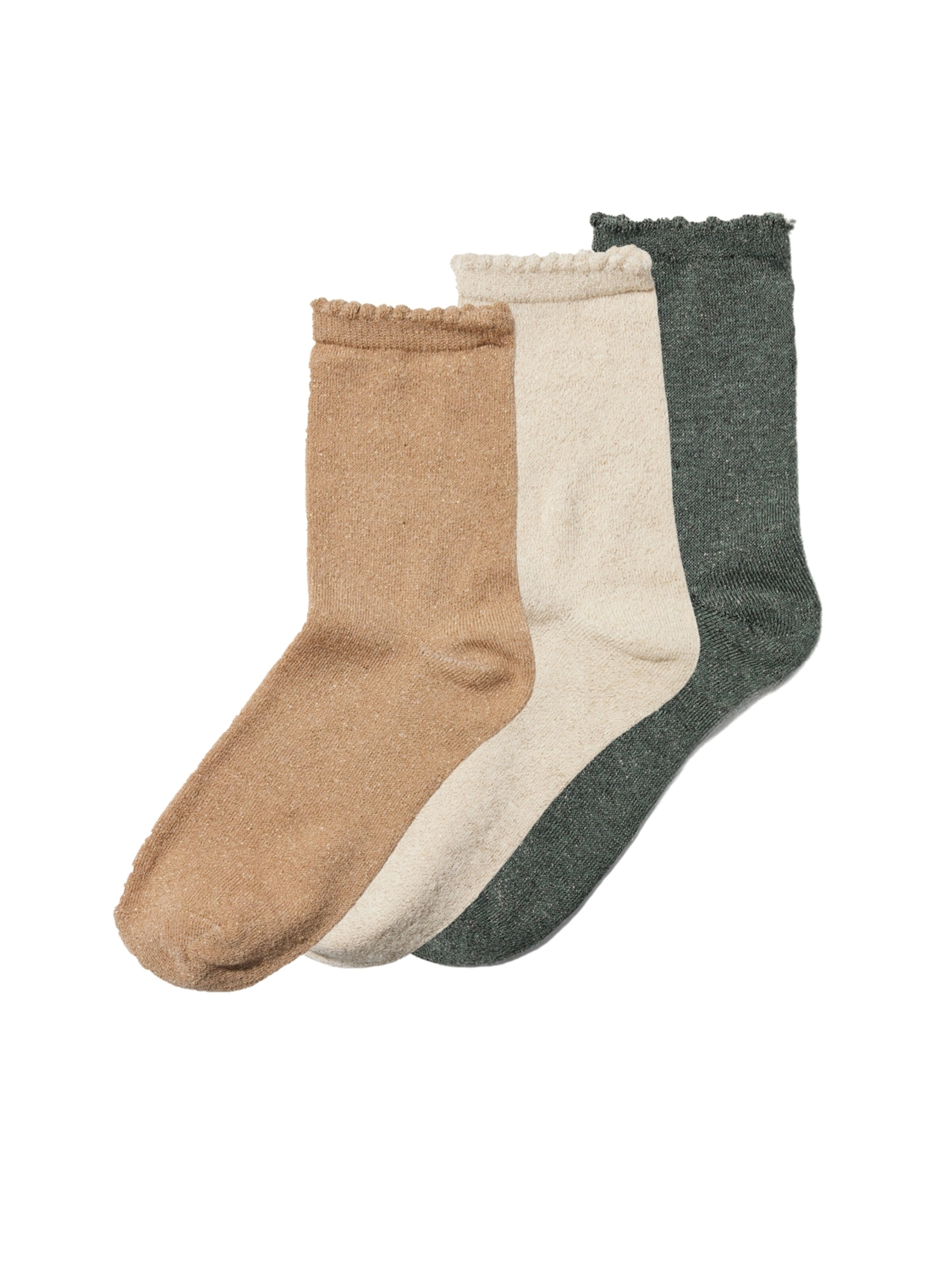 PIECES Ponožky 'PCSebby' - Béžová