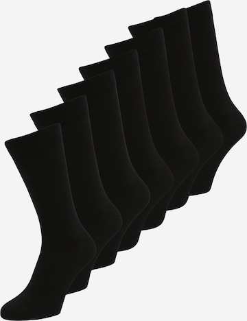 Chaussettes 'Bamboo' jbs en noir : devant