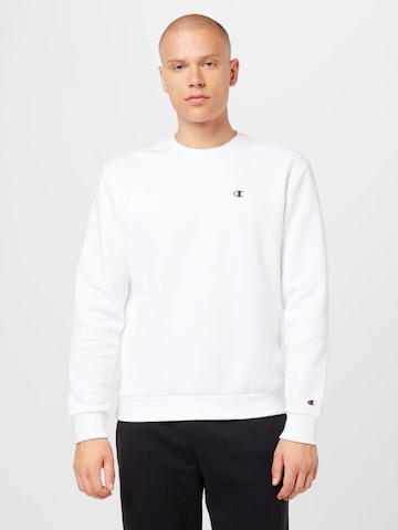 Champion Authentic Athletic Apparel Sweatshirt in White: front