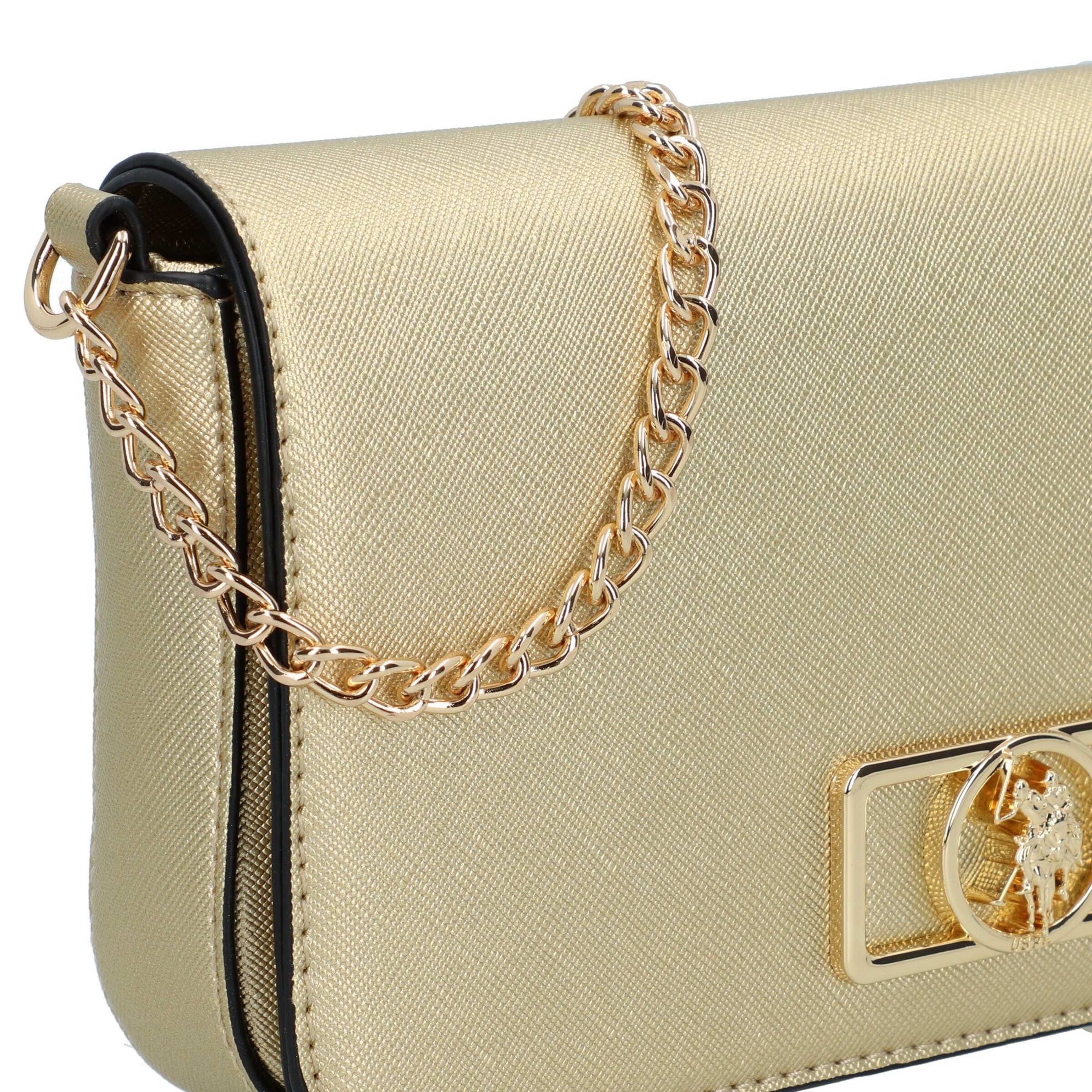 U.S. POLO ASSN. Crossbody bag in Gold