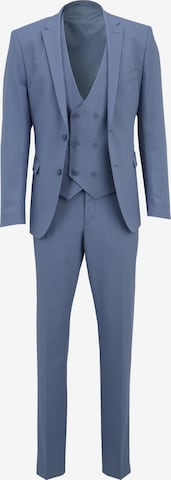 Steffen Klein Slim fit Suit in Blue: front