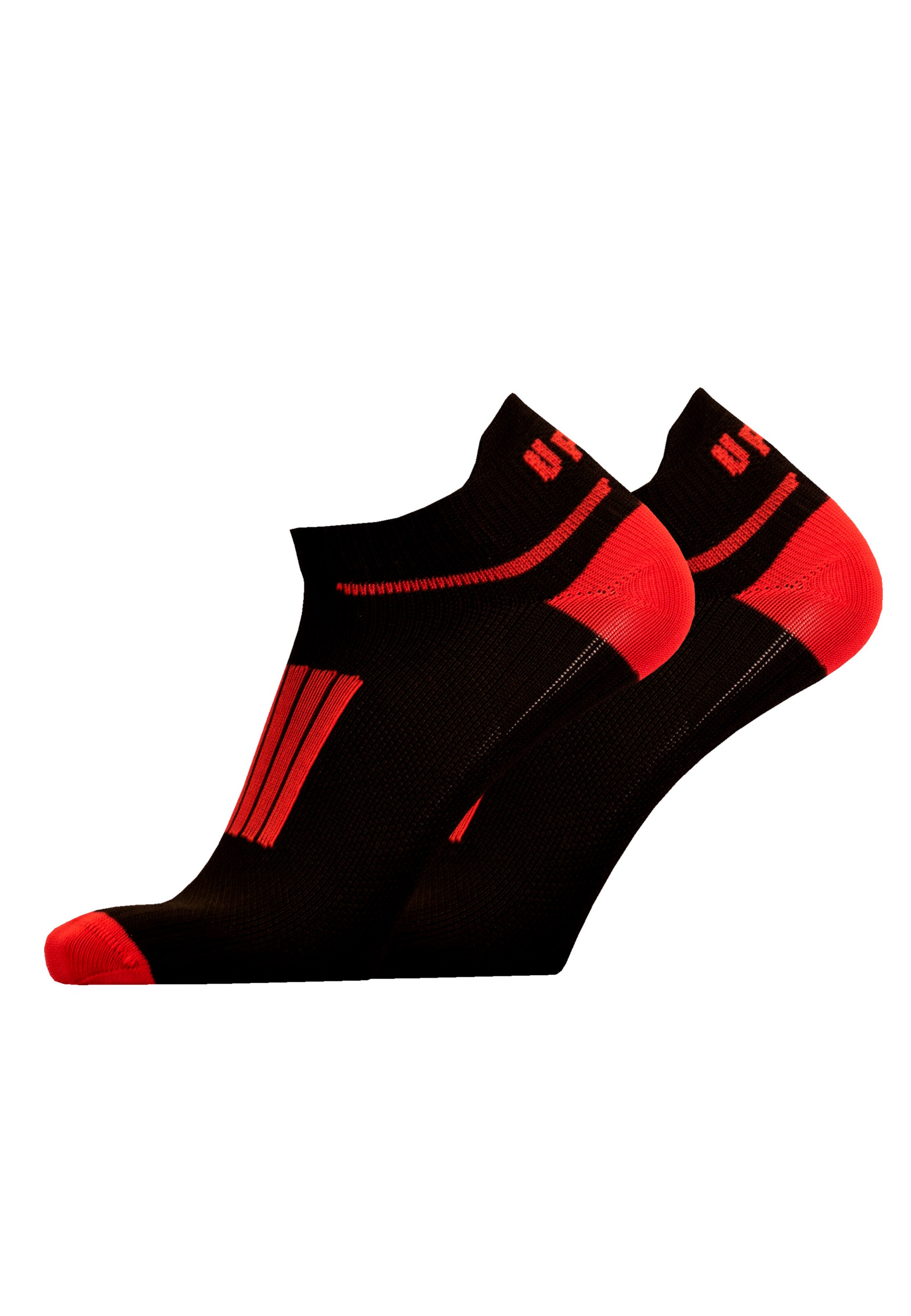 UphillSport Sportsocken 'FRONT LOW' in Rot: Vorderseite