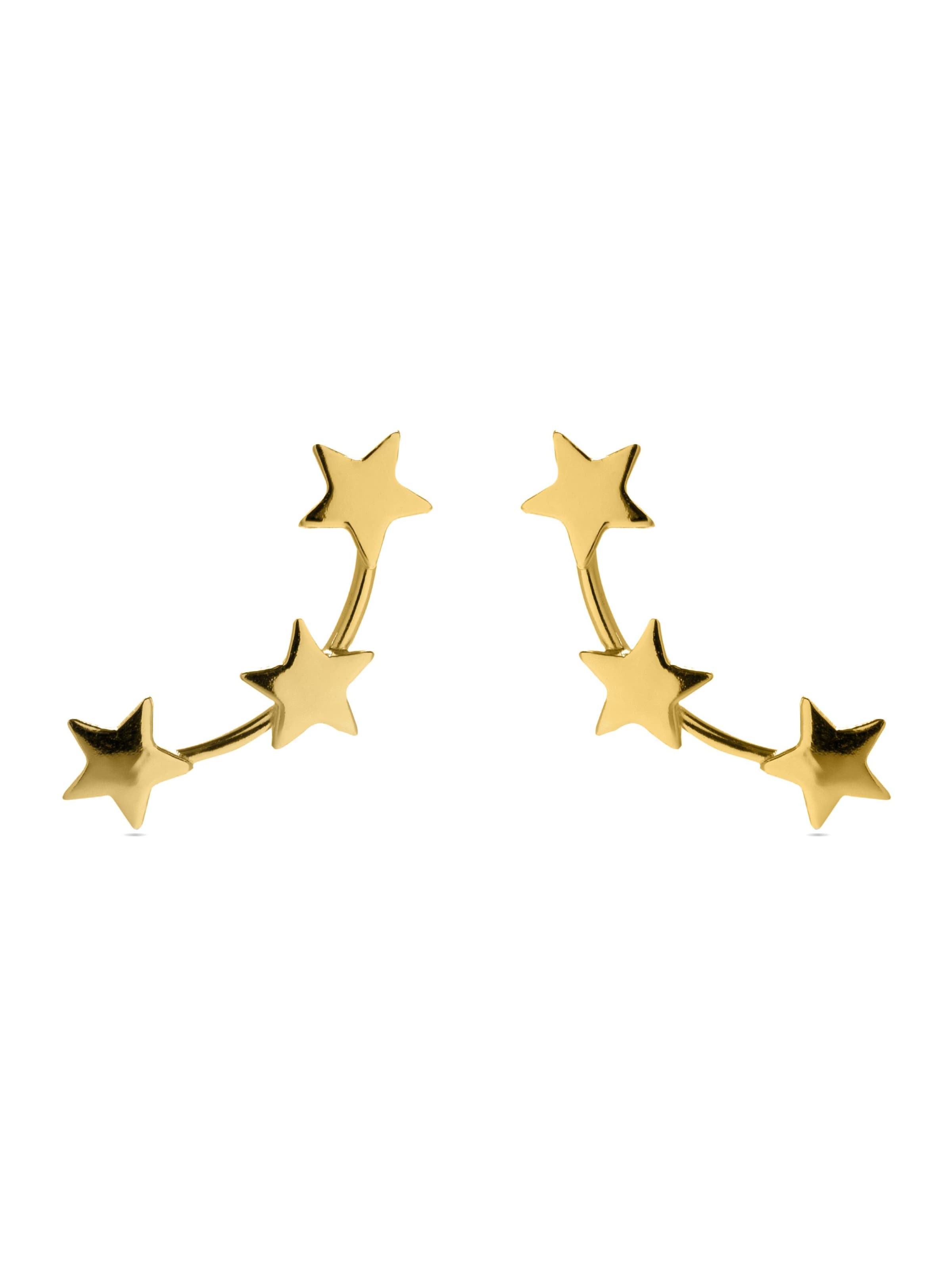 Luxenter Boucles d'oreilles 'Essential' en or, Vue avec produit