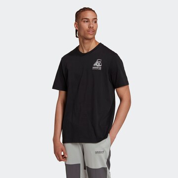 ADIDAS ORIGINALS Shirt 'Adventure Winter' in Schwarz: predná strana