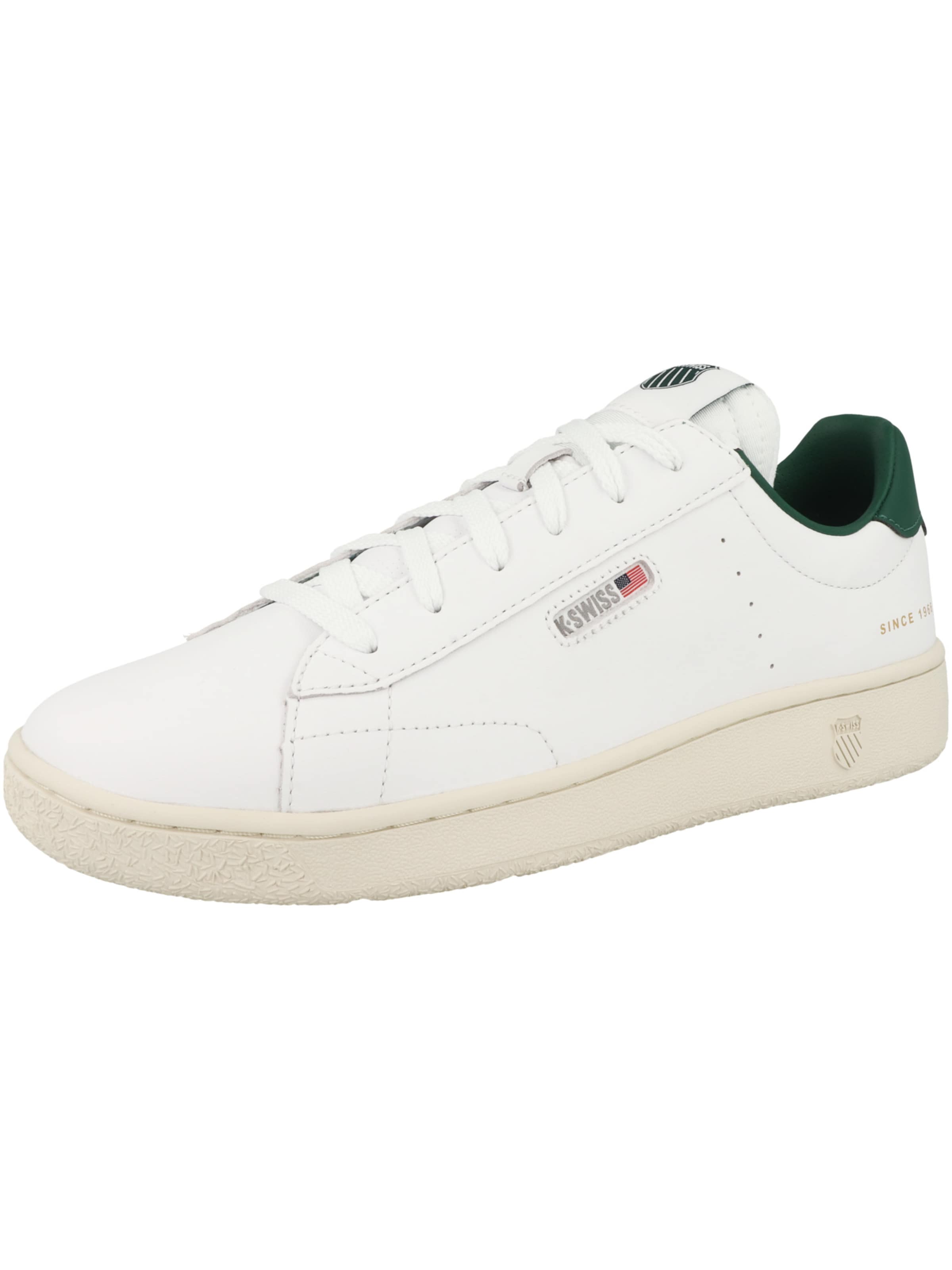 Sneaker bassa 'Slammklub' di K-SWISS in bianco: frontale