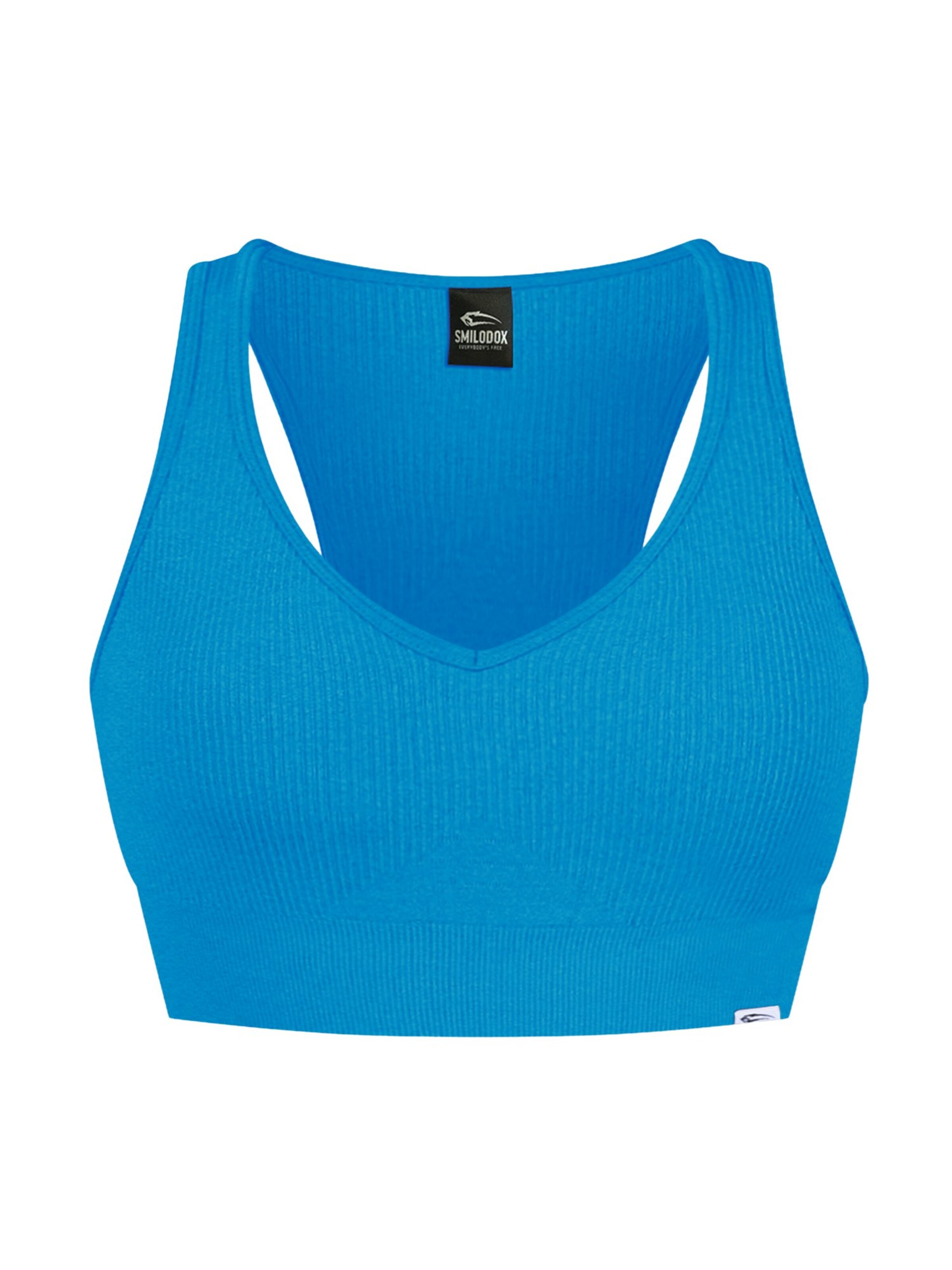 Smilodox Sporttop in Blauw: voorkant