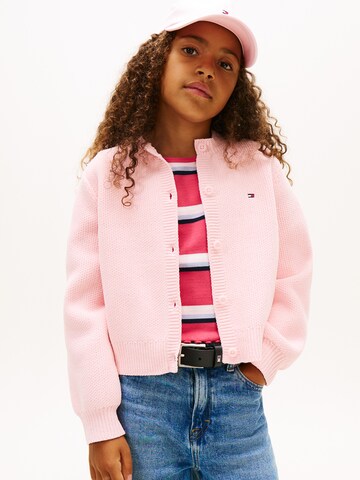 TOMMY HILFIGER Kardigan 'CHENILLE' w kolorze różowy: przód