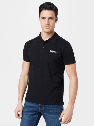 Tricou de la ALPHA INDUSTRIES pe negru: față